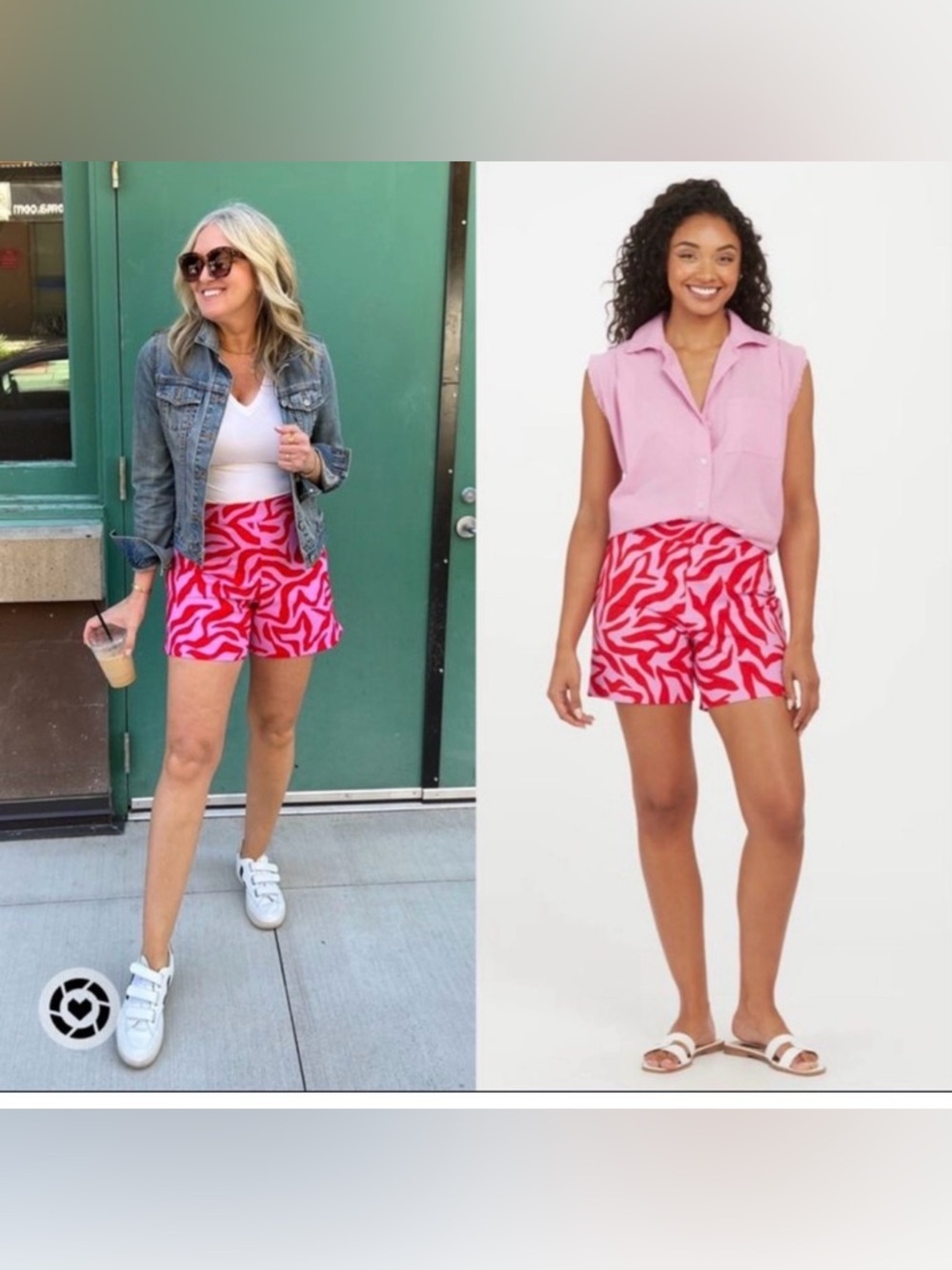 SPANX On‎ the Go Golf Pull On Tailored  Shaping Bermuda shorts Pink Red NWOT XL